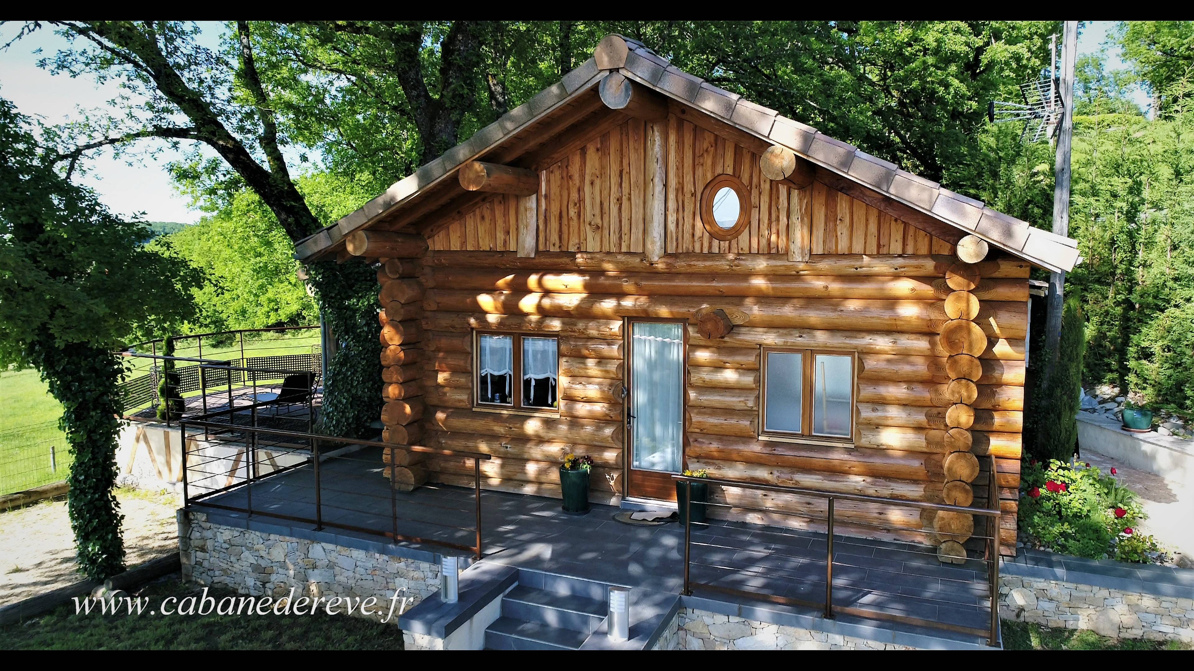 Chalet Cabane En Rondins Avec Spa Et