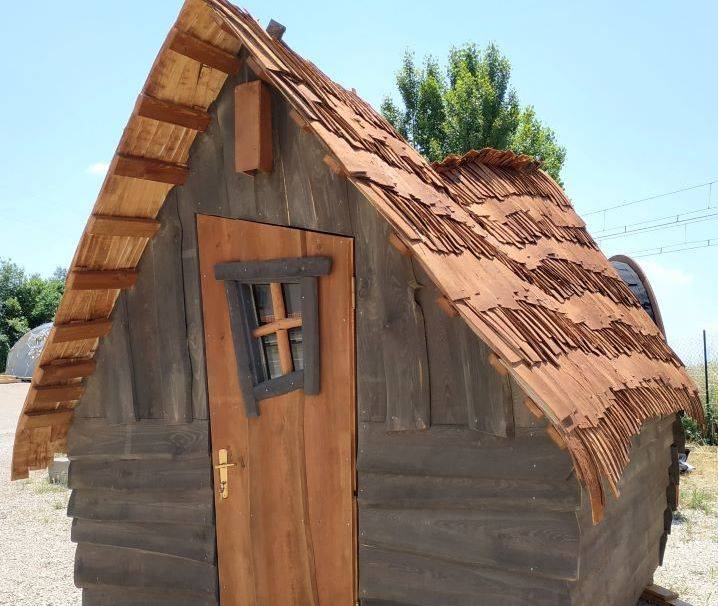 Image constructeur insolite Cabane Mini Enchantée 4.9m2 grise