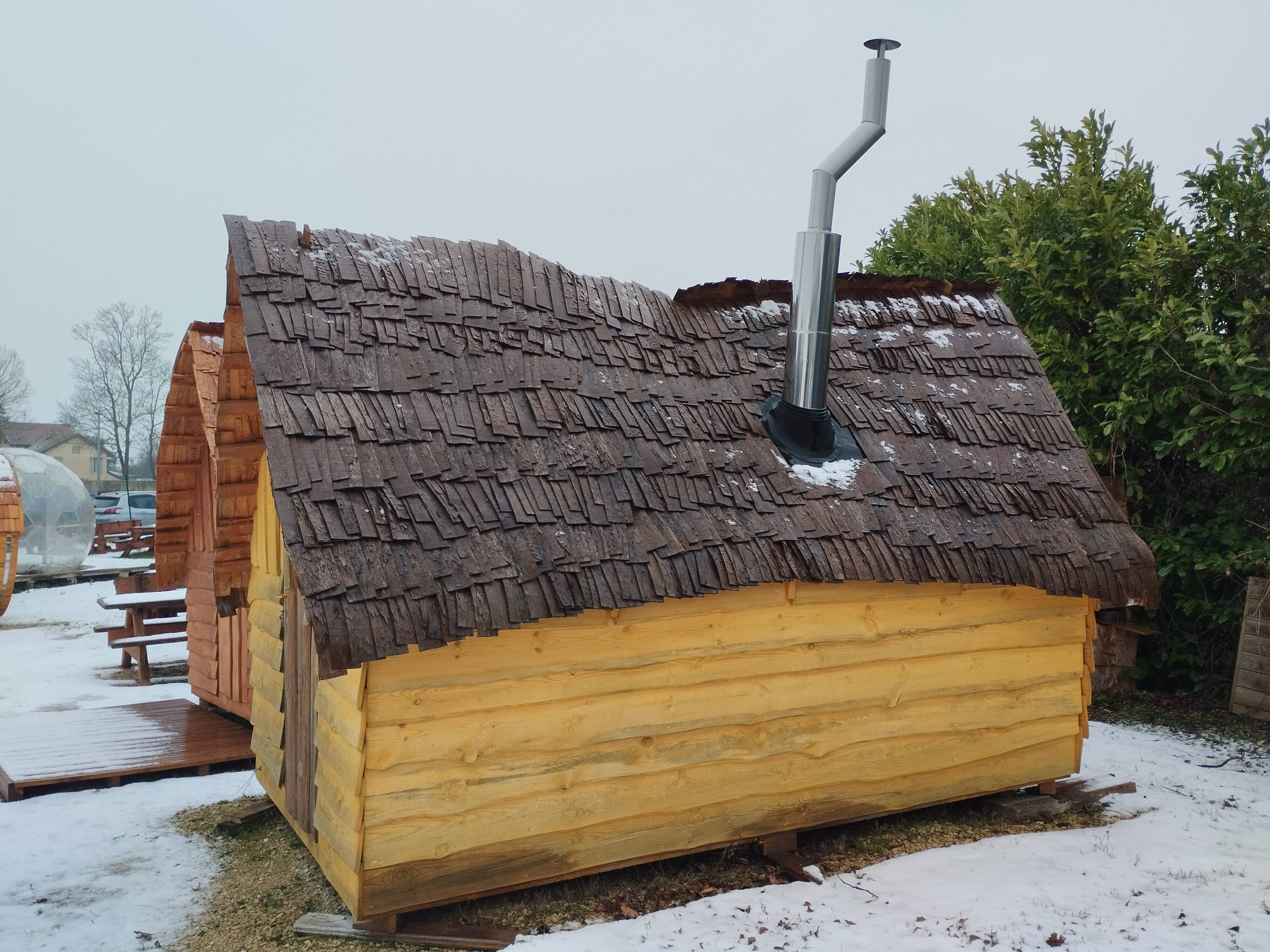 Image constructeur insolite Sauna Enchant&eacute;