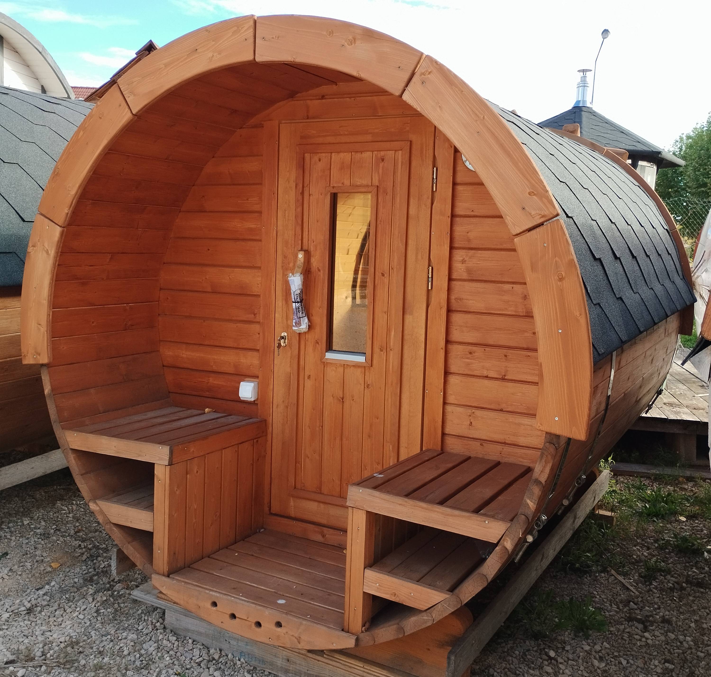 Image constructeur insolite Tonneau Sauna 250