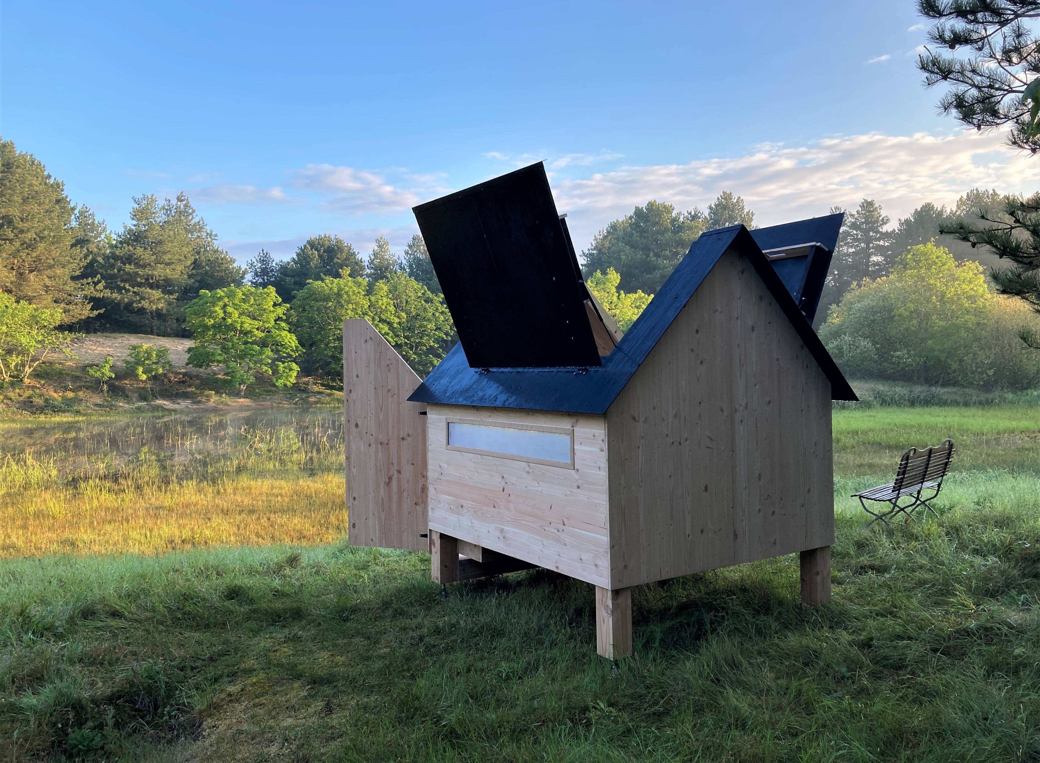 Image constructeur insolite La cabane grande ouverte