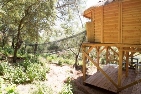 Image hebergement insolite CABANE PERCHÉE SPA PRIVATIF