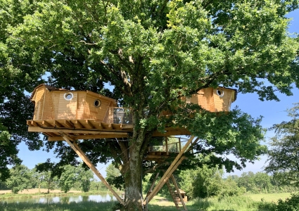 Image hebergement insolite LES CABANES PERCHEES