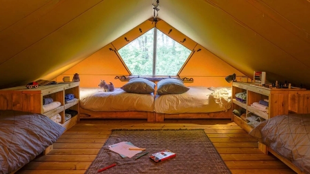 Image hebergement insolite GLAMPING LODGE SUR PILOTIS