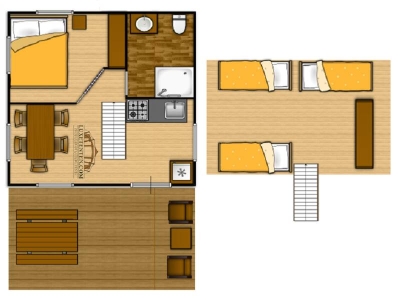 Image hebergement insolite GLAMPING LODGE SUR PILOTIS