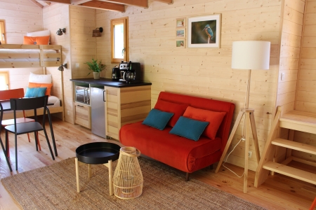 Image hebergement insolite LA CABANE FLOTTANTE SPA