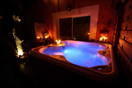 Image hebergement insolite LE LOUP DANS LE JACUZZI 