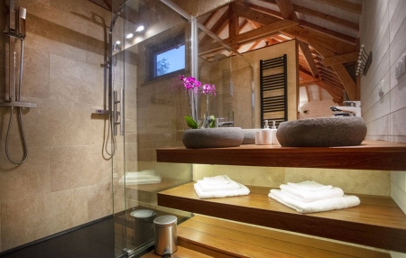 Image hebergement insolite CABANE DE PRESTIGE AVEC SAUNA ET JACUZZI PRIVATIFS