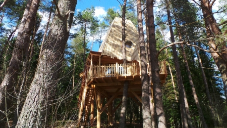 Image hebergement insolite CABANE DE LUXE LA BIEN HÊTRE