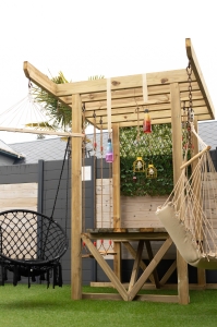 Image hebergement insolite LE GÎTE SUSPENDU ET SA CHAMBRE CACHÉE