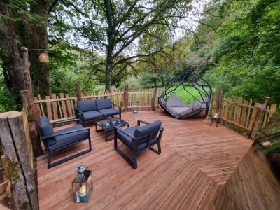 Image hebergement insolite LODGE QUERCUS & SPA
