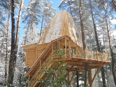 Image hebergement insolite CABANE DE LUXE LA BIEN HÊTRE