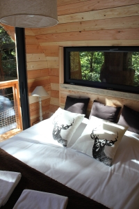 Image hebergement insolite CABANE DE LUXE FORÊT