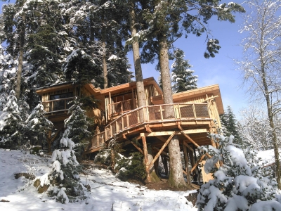 Image hebergement insolite CABANE DE LUXE LES 2 SAPINS