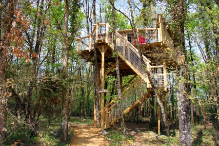 Image hebergement insolite MAISON DANS LES BRANCHES (6 PERSONNES)