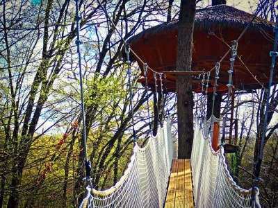 Image hebergement insolite CABANE DE LA CANOPÉE (3 PERSONNES)