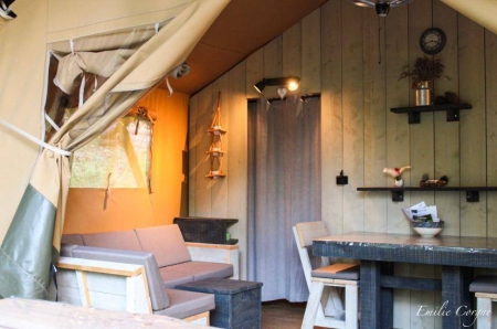 Image hebergement insolite TENTE LODGE RENARD 5 PERSONNES