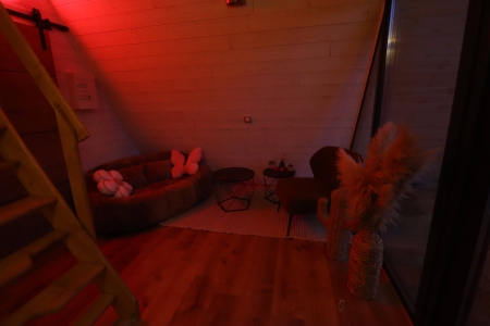 Image hebergement insolite  CABANE EN A - LOVE ROOM &laquo;&nbsp;A-MOR&Eacute;&nbsp;&raquo; 