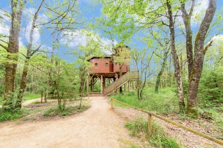 Image hebergement insolite MANOIR DANS LES ARBRES (10 PERSONNES)