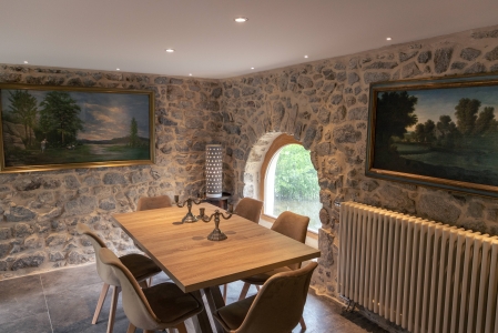 Image hebergement insolite MOULIN AU BORD DE L'EAU AVEC SALON DANS LA CASCADE 