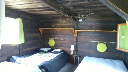 Image hebergement insolite GRANDE CABANE "LE REFUGE"