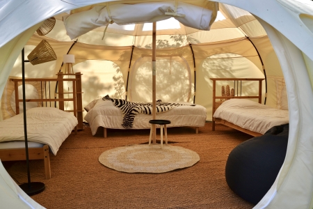 Image hebergement insolite LOTUS BELL TENT