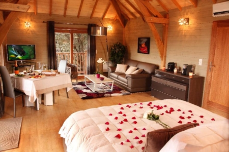 Image hebergement insolite LA CABANE SPA DU FANABREGUE