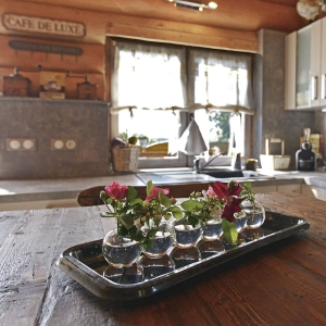 Image hebergement insolite CHALET-CABANE EN RONDINS AVEC SPA ET CUISINE D'ETE