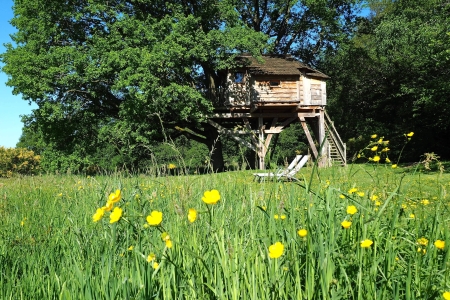 Image hebergement insolite LA CABANE DU PERCHE - LA CABANE DES CHÊNES