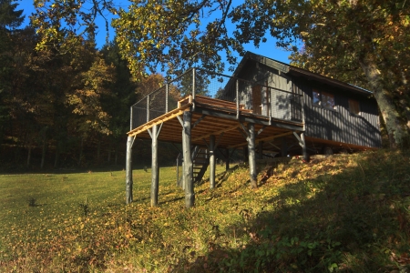 Image hebergement insolite LA PRADELA - TINY HOUSE AVEC JACUZZI DES CABANES DE JEANNE